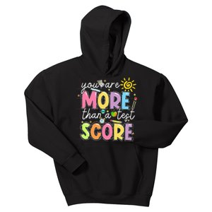 Test Day You Are More Than A Test Score Rock The Test Kids Hoodie