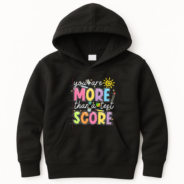 Test Day You Are More Than A Test Score Rock The Test Kids Hoodie