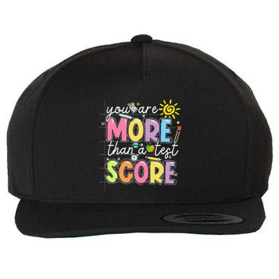 Test Day You Are More Than A Test Score Rock The Test Wool Snapback Cap