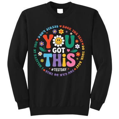 Test Day You Got This Rock The Test Teacher Testing Day Sweatshirt