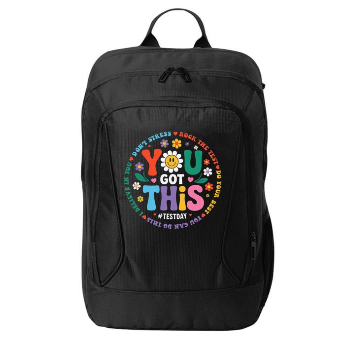Test Day You Got This Rock The Test Teacher Testing Day City Backpack
