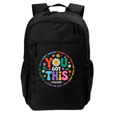 Test Day You Got This Rock The Test Teacher Testing Day Backpack