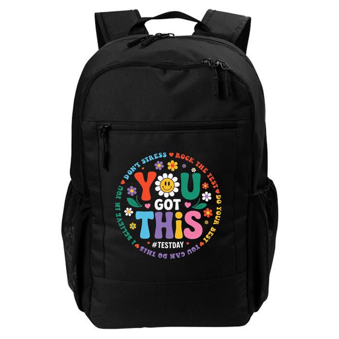 Test Day You Got This Rock The Test Teacher Testing Day Backpack