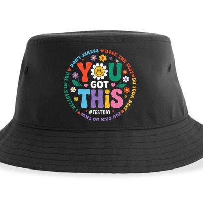 Test Day You Got This Rock The Test Teacher Testing Day Sustainable Bucket Hat