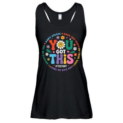 Test Day You Got This Rock The Test Teacher Testing Day Ladies Essential Flowy Tank