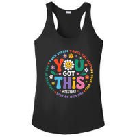 Test Day You Got This Rock The Test Teacher Testing Day Ladies PosiCharge Competitor Racerback Tank
