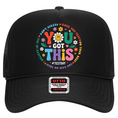 Test Day You Got This Rock The Test Teacher Testing Day Trucker Hat