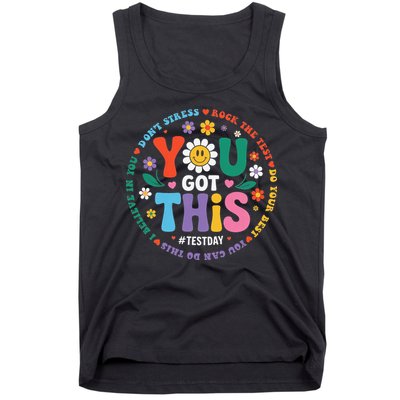 Test Day You Got This Rock The Test Teacher Testing Day Tank Top