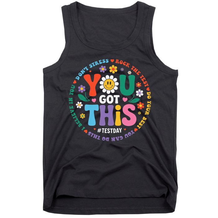 Test Day You Got This Rock The Test Teacher Testing Day Tank Top