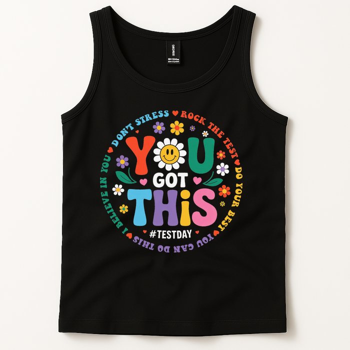 Test Day You Got This Rock The Test Teacher Testing Day Tank Top