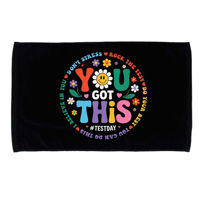 Test Day You Got This Rock The Test Teacher Testing Day Microfiber Hand Towel