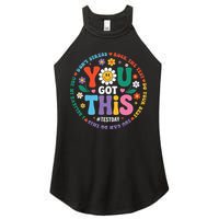 Test Day You Got This Rock The Test Teacher Testing Day Women's Perfect Tri Rocker Tank