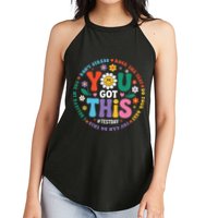 Test Day You Got This Rock The Test Teacher Testing Day Women's Perfect Tri Rocker Tank