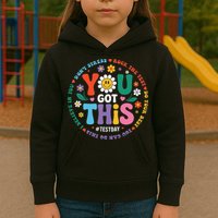Test Day You Got This Rock The Test Teacher Testing Day Kids Hoodie