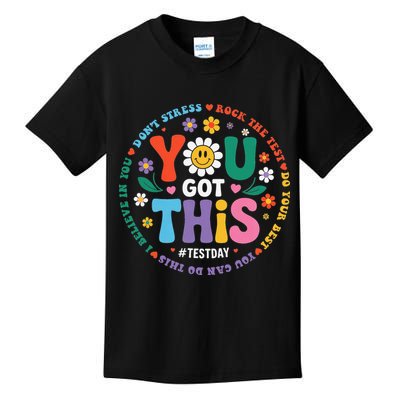 Test Day You Got This Rock The Test Teacher Testing Day Kids T-Shirt