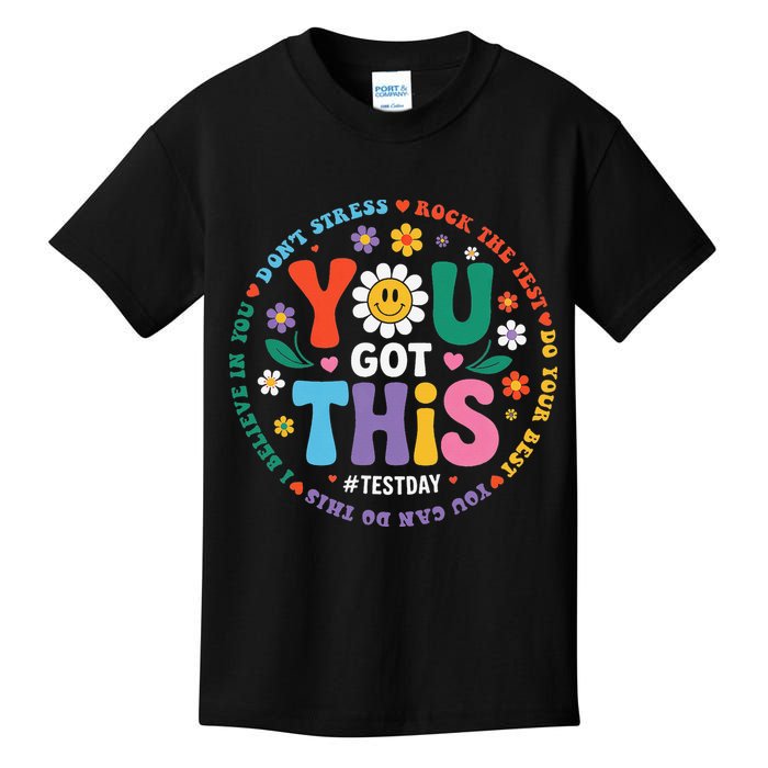 Test Day You Got This Rock The Test Teacher Testing Day Kids T-Shirt