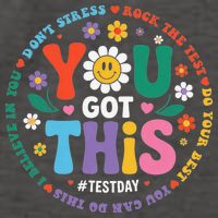 Test Day You Got This Rock The Test Teacher Testing Day Vector Backpack