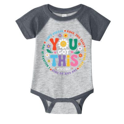 Test Day You Got This Rock The Test Teacher Testing Day Infant Baby Jersey Bodysuit