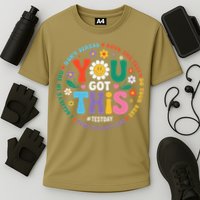 Test Day You Got This Rock The Test Teacher Testing Day Performance Shirt