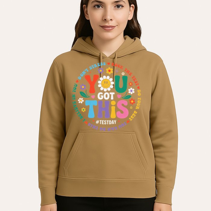 Test Day You Got This Rock The Test Teacher Testing Day Hoodie