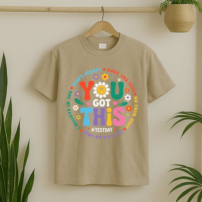 Test Day You Got This Rock The Test Teacher Testing Day T-Shirt