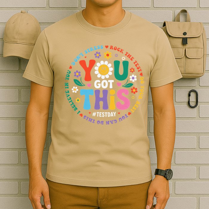 Test Day You Got This Rock The Test Teacher Testing Day T-Shirt