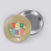 Test Day You Got This Rock The Test Teacher Testing Day Button