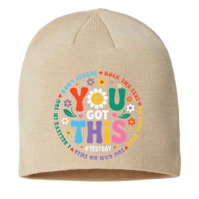 Test Day You Got This Rock The Test Teacher Testing Day Sustainable Beanie