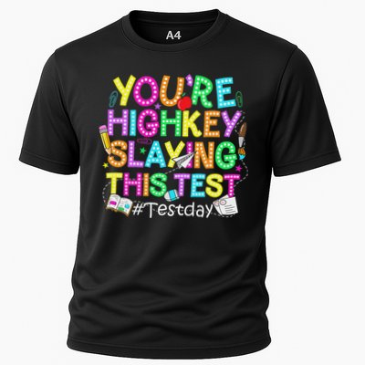 Test Day You're Highkey Slaying This Test Testing Teacher Performance Shirt