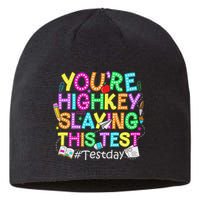 Test Day You're Highkey Slaying This Test Testing Teacher Sustainable Beanie