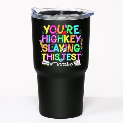 Test Day You're Highkey Slaying This Test Testing Teacher Tumbler
