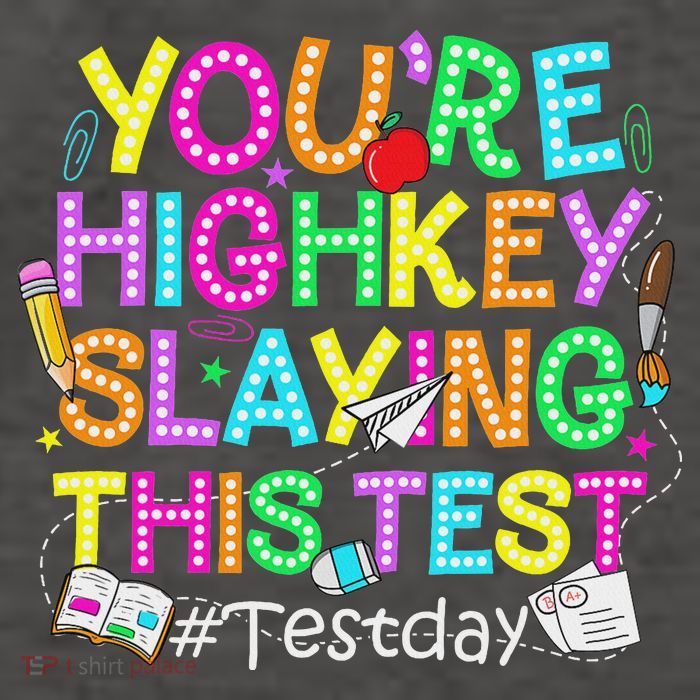 Test Day You're Highkey Slaying This Test Testing Teacher Vector Backpack