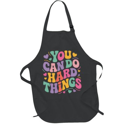Test Day You Can Do Hard Things Teacher Women Full-Length Apron With Pockets