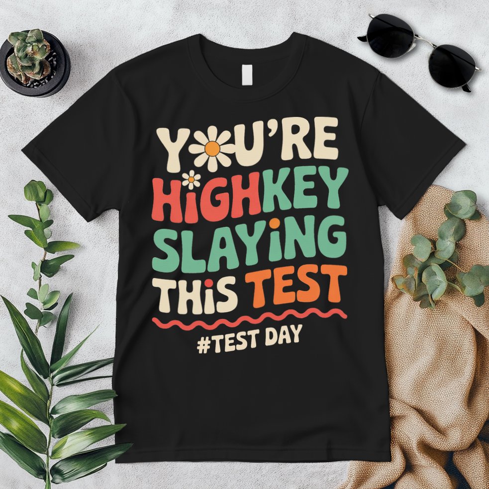 Test Day Youre Highkey Slaying This Test Teacher Premium T-Shirt