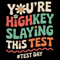 Test Day Youre Highkey Slaying This Test Teacher Wool Snapback Cap