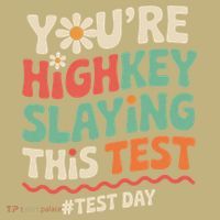 Test Day Youre Highkey Slaying This Test Teacher T-Shirt
