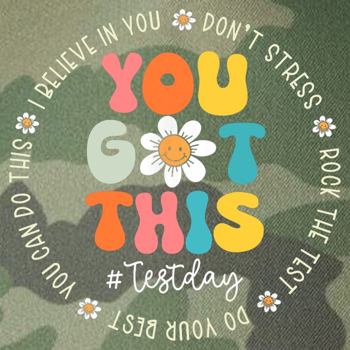 Test Day You Got This Rock The Test Teacher Testing Day Legacy Tie Dye Trucker Hat