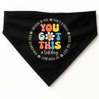 Test Day You Got This Rock The Test Teacher Testing Day USA-Made Doggie Bandana