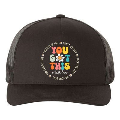 Test Day You Got This Rock The Test Teacher Testing Day Yupoong Adult 5-Panel Trucker Hat