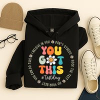 Test Day You Got This Rock The Test Teacher Testing Day Hoodie