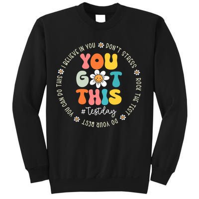 Test Day You Got This Rock The Test Teacher Testing Day Sweatshirt