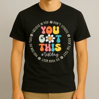 Test Day You Got This Rock The Test Teacher Testing Day T-Shirt