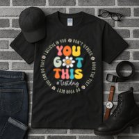 Test Day You Got This Rock The Test Teacher Testing Day Tall T-Shirt