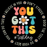 Test Day You Got This Rock The Test Teacher Testing Day Impact Tech Backpack