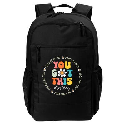 Test Day You Got This Rock The Test Teacher Testing Day Backpack