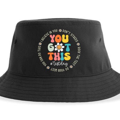 Test Day You Got This Rock The Test Teacher Testing Day Sustainable Bucket Hat