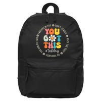 Test Day You Got This Rock The Test Teacher Testing Day 16 in Basic Backpack