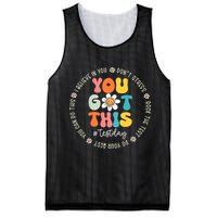 Test Day You Got This Rock The Test Teacher Testing Day Mesh Reversible Basketball Jersey Tank