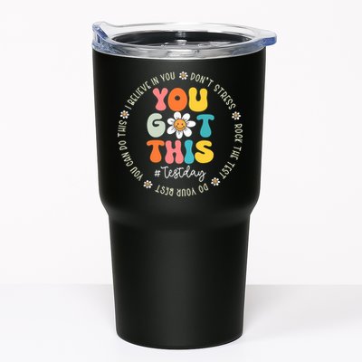 Test Day You Got This Rock The Test Teacher Testing Day Tumbler
