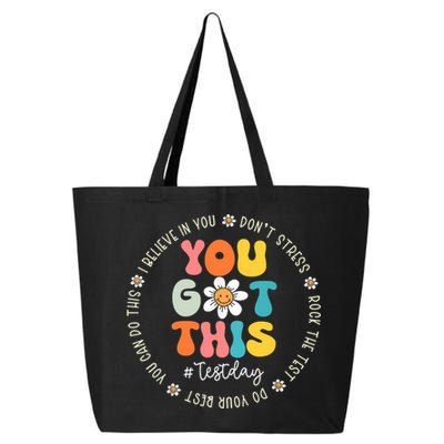 Test Day You Got This Rock The Test Teacher Testing Day 25L Jumbo Tote